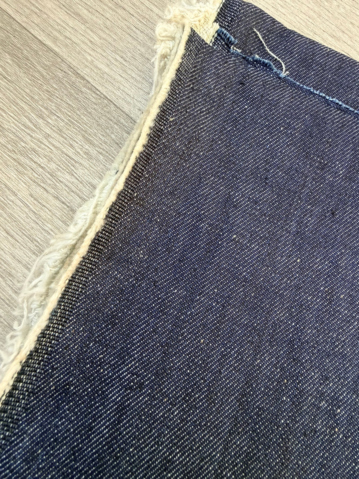 DENIM SOUPLE RIVAGE - Jean bleu brut souple - Fabriqué en Italie