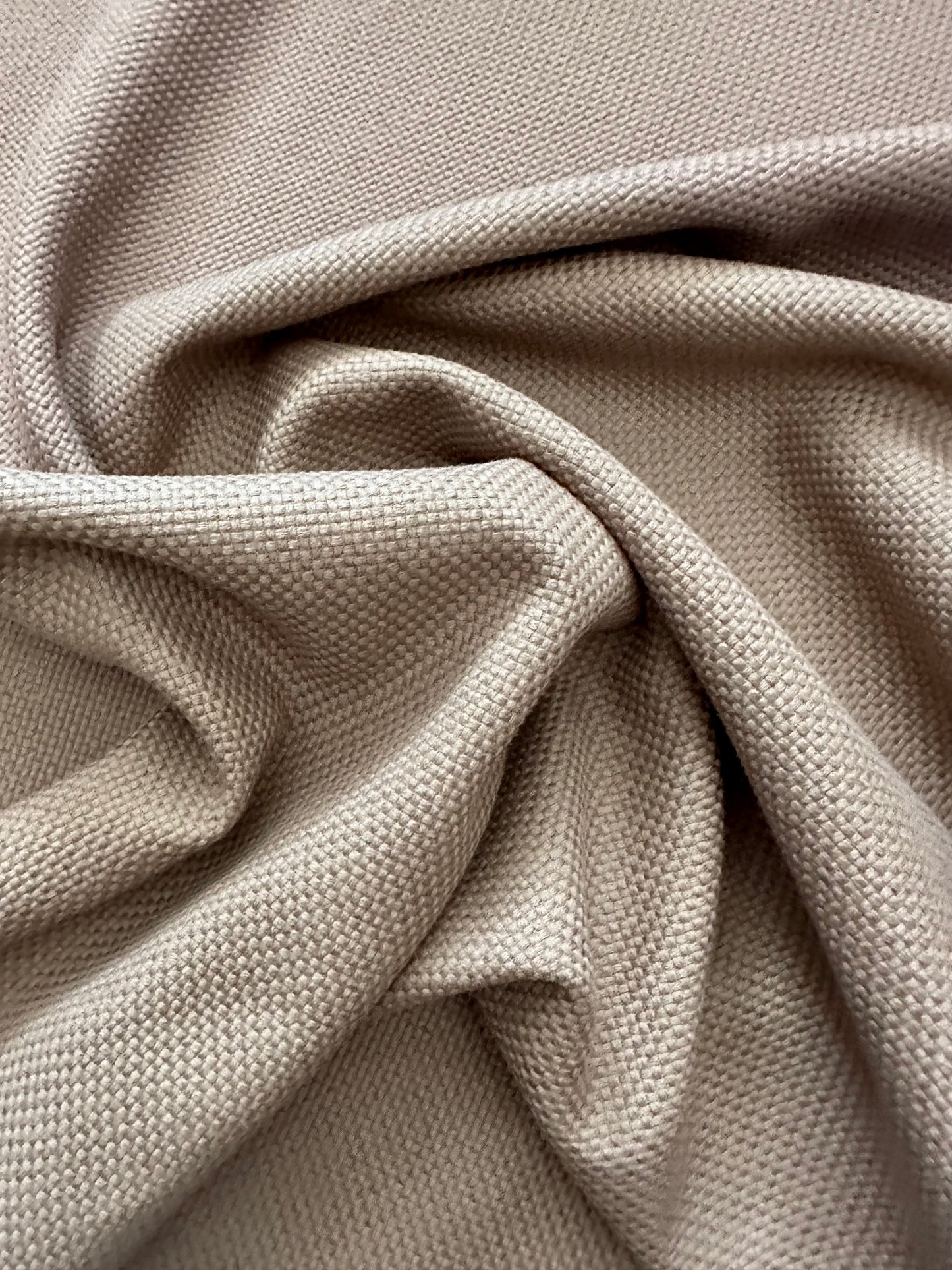 LARA - Piqué natté taupe - Issu d'une maison de luxe française