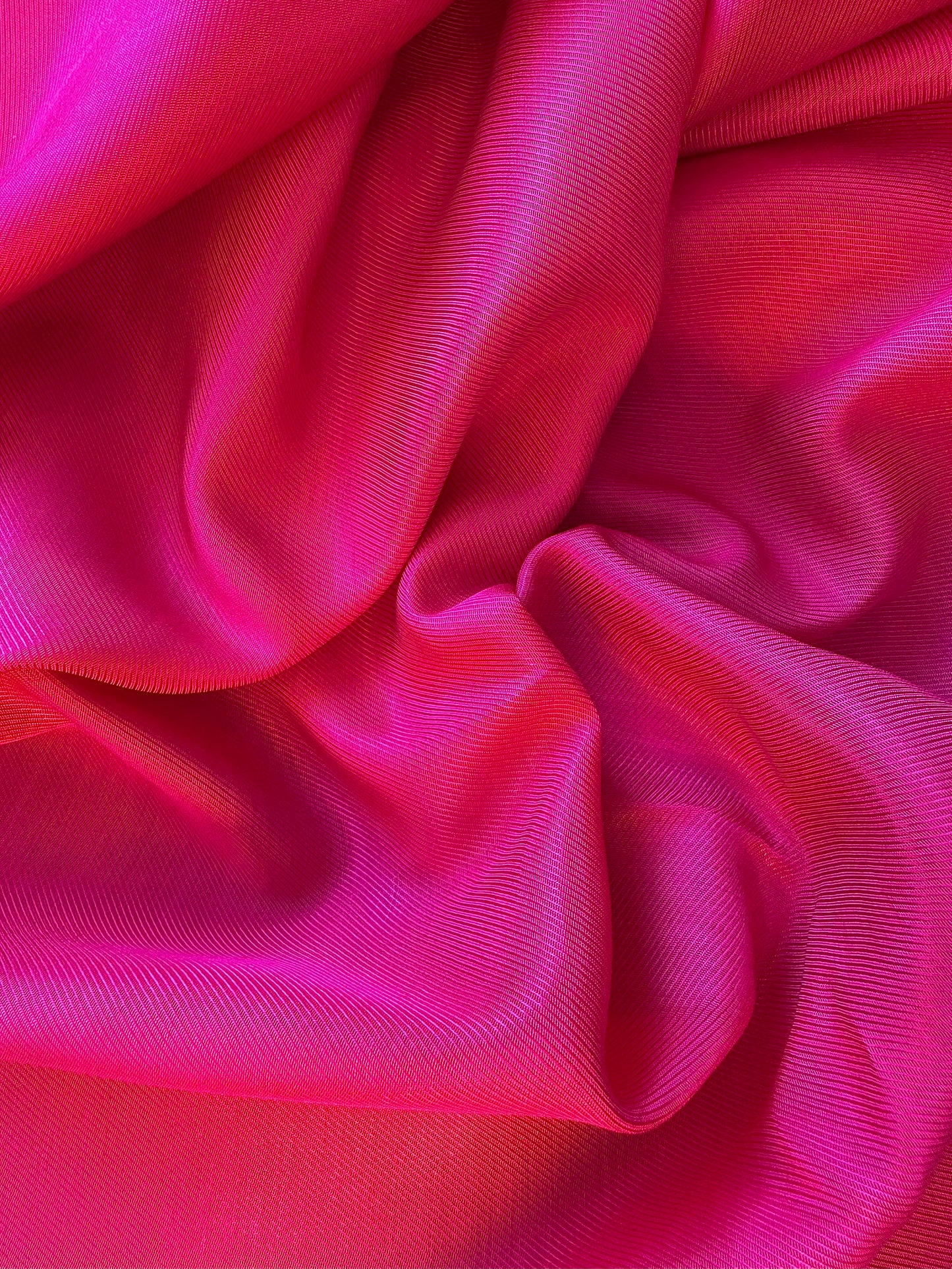 ELISA - Twill de Viscose/Coton fushia - tissu fluide double-face , Issu d'une maison de luxe française (Copie)