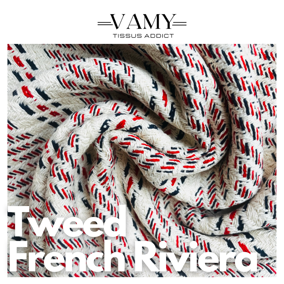 FRENCH RIVIERA - Tweed de coton