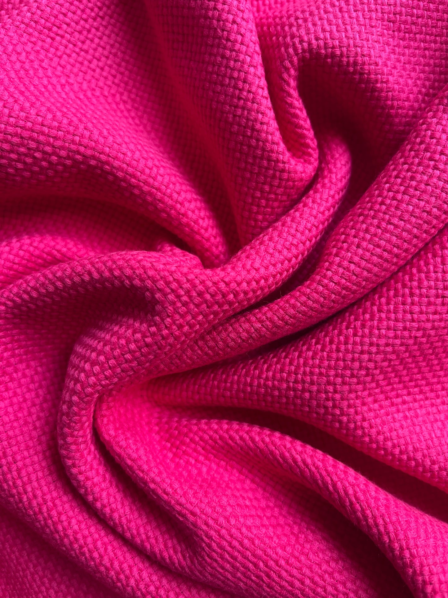 LARA - Piqué natté fushia - Issu maison de luxe française