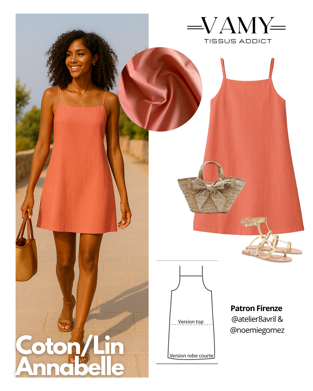 ANNABELLE- Coton/Lin