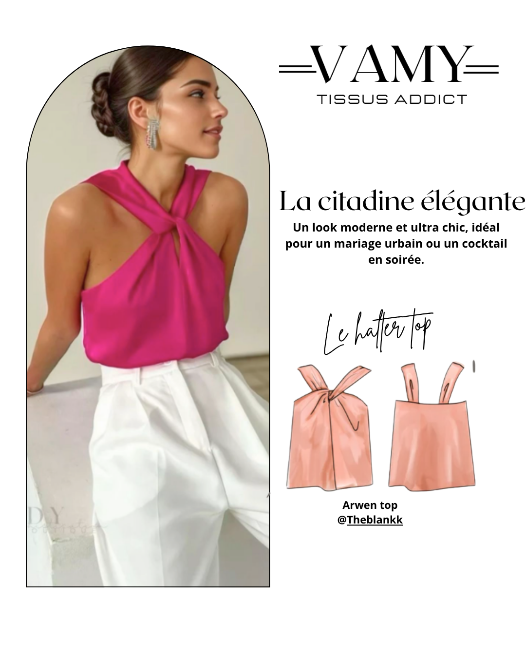 TISSU WONDA ROSE FUSHIA- Viscose