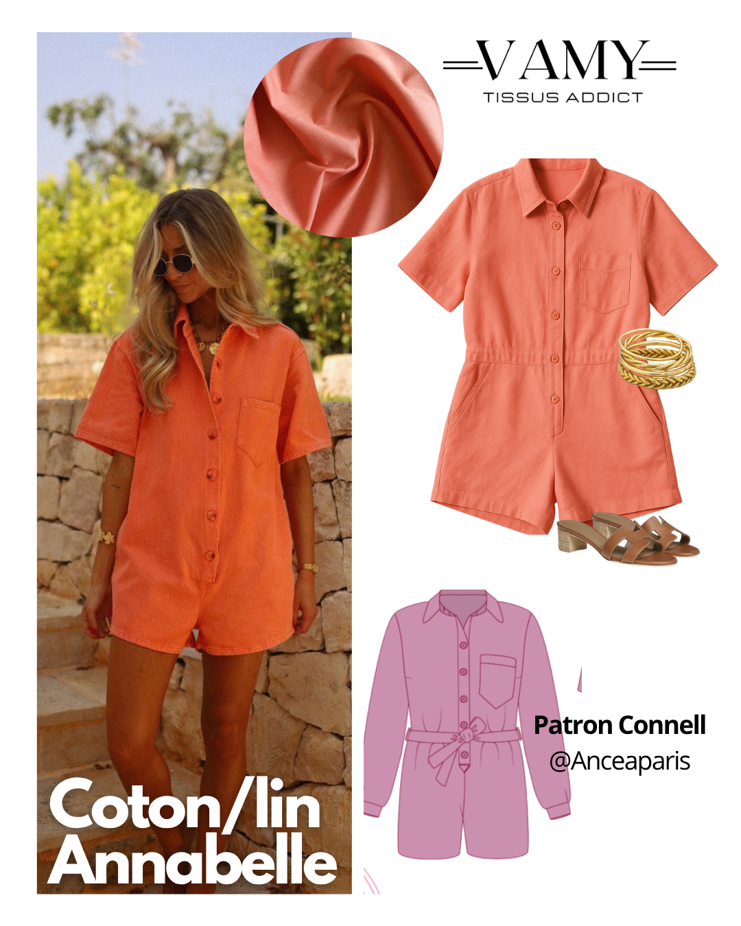 ANNABELLE- Coton/Lin