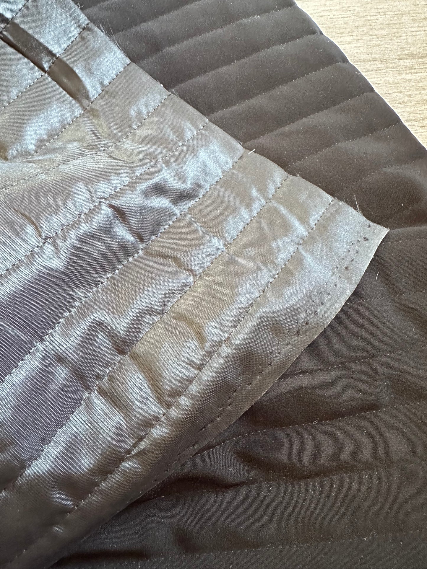 MATELASSE DOUBLE FACE FENTY- Noir