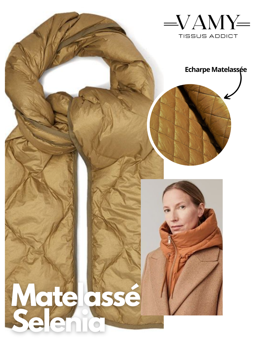 MATELASSE SELENIA - Ocre