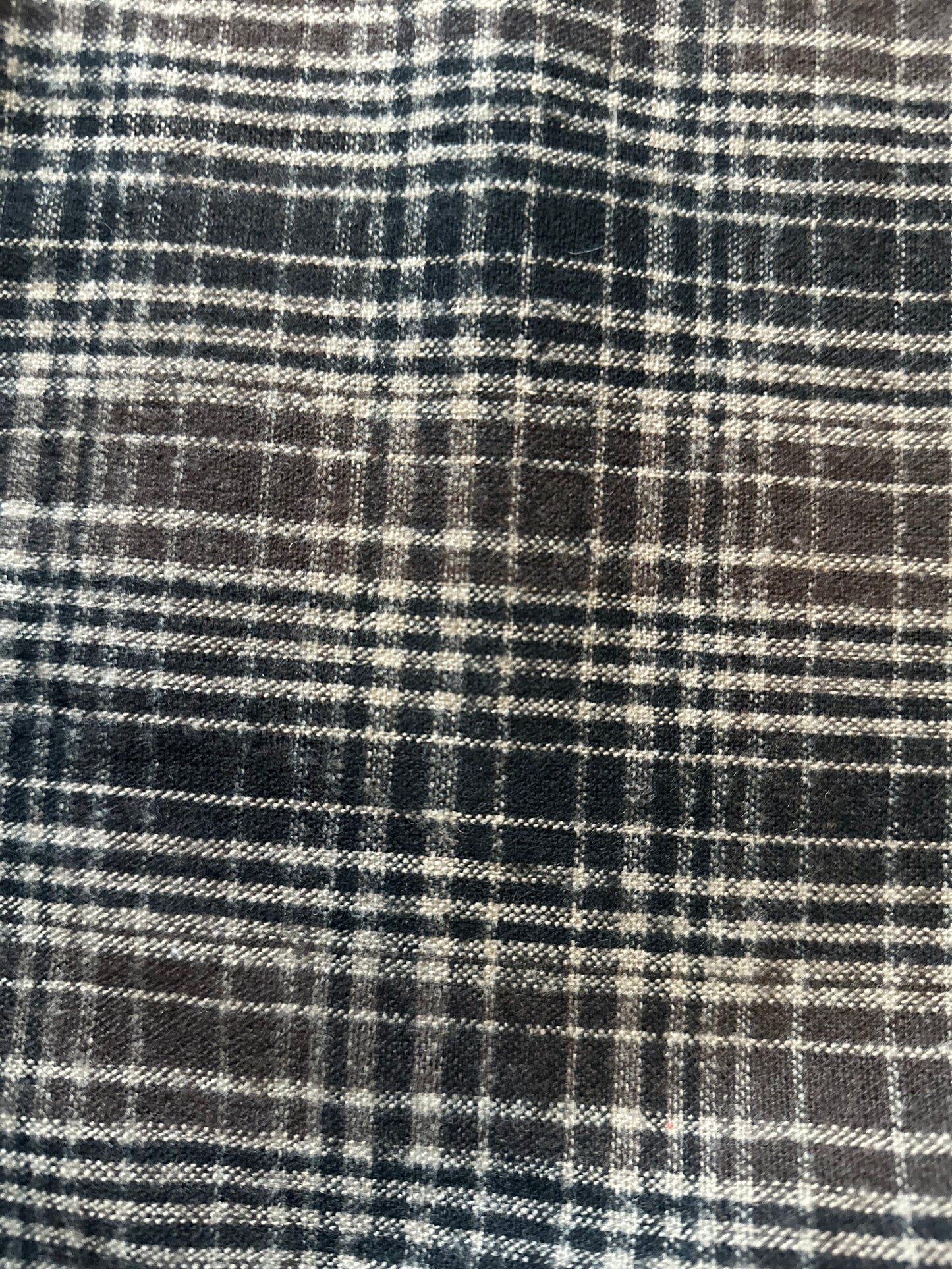 EDIMBOURG - Lainage tailleur à carreaux – main moelleuse avec tenue