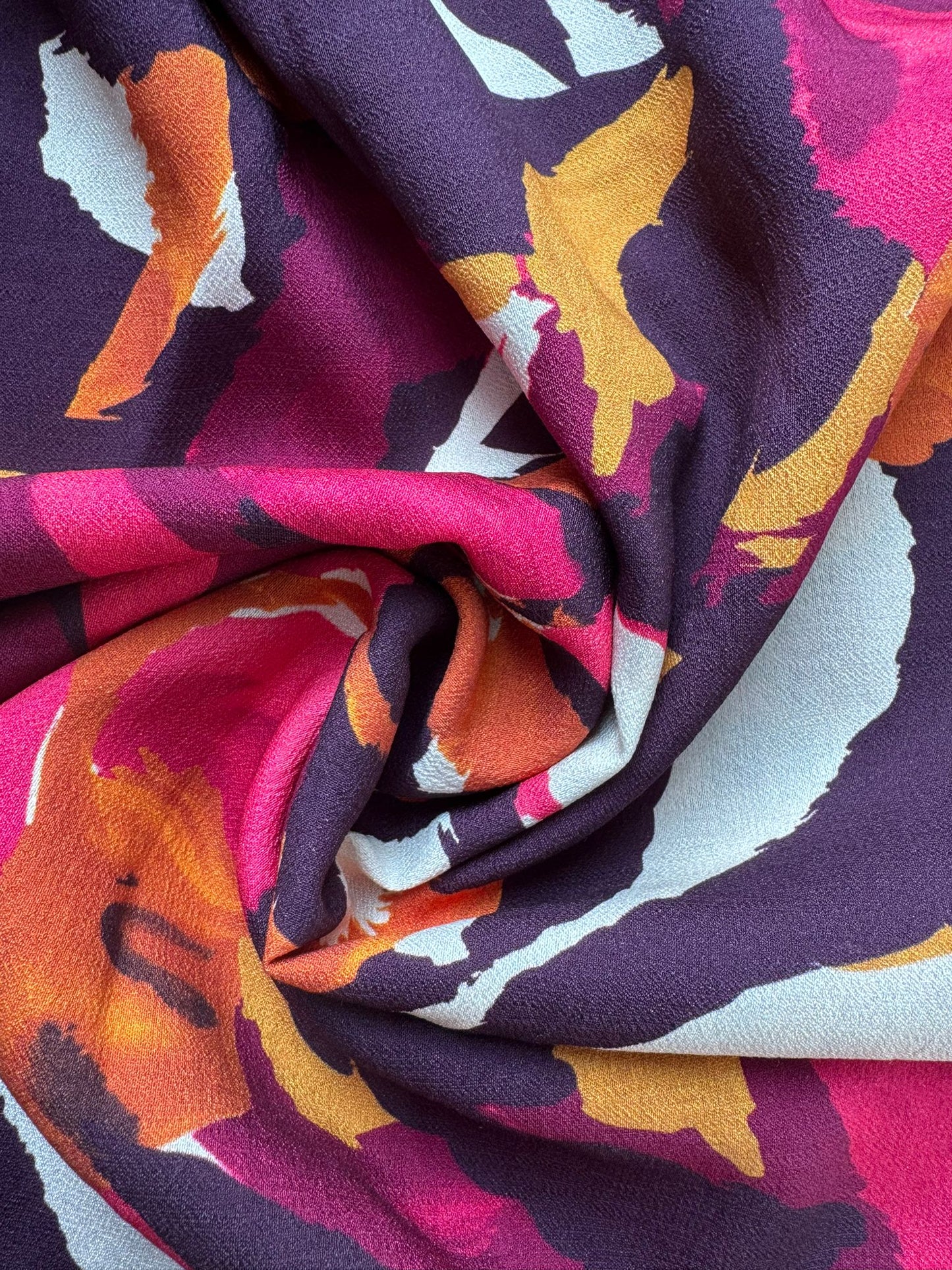 VALENCIA - Rayon et Nylon fushia
