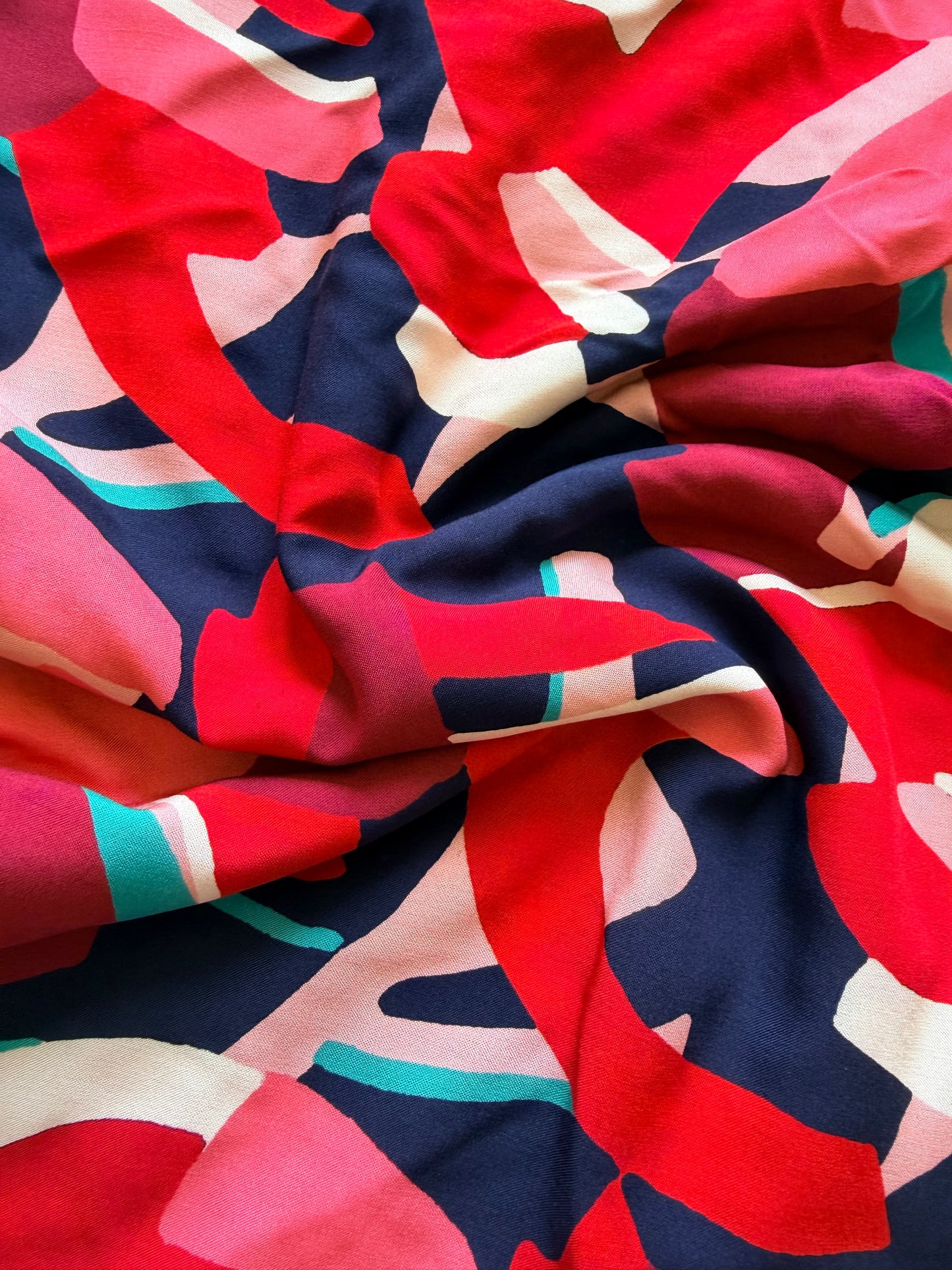 NYMPHEA - Viscose (100%)- rouge