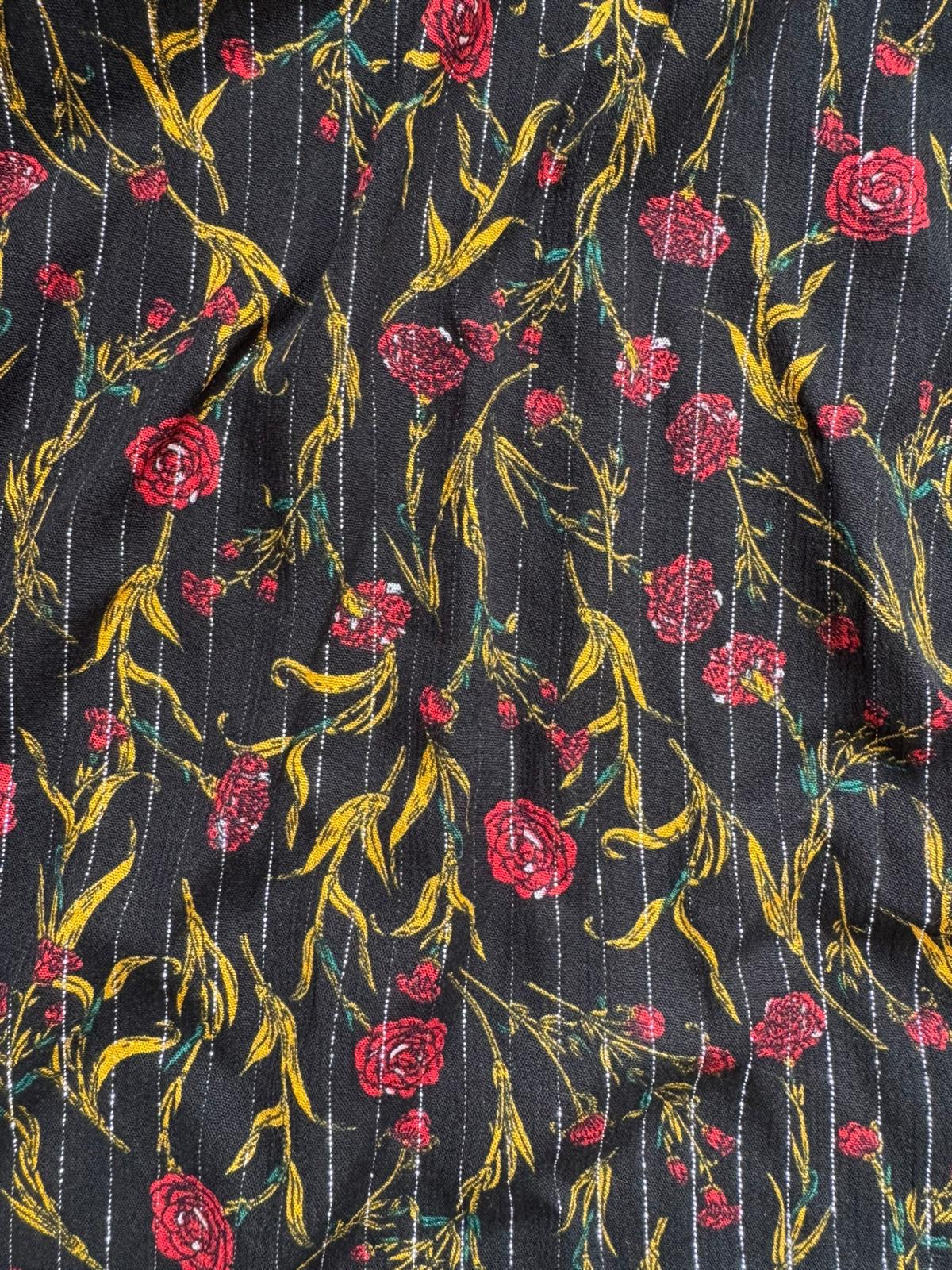 HANOÏ- Viscose fleurie avec fil de lurex