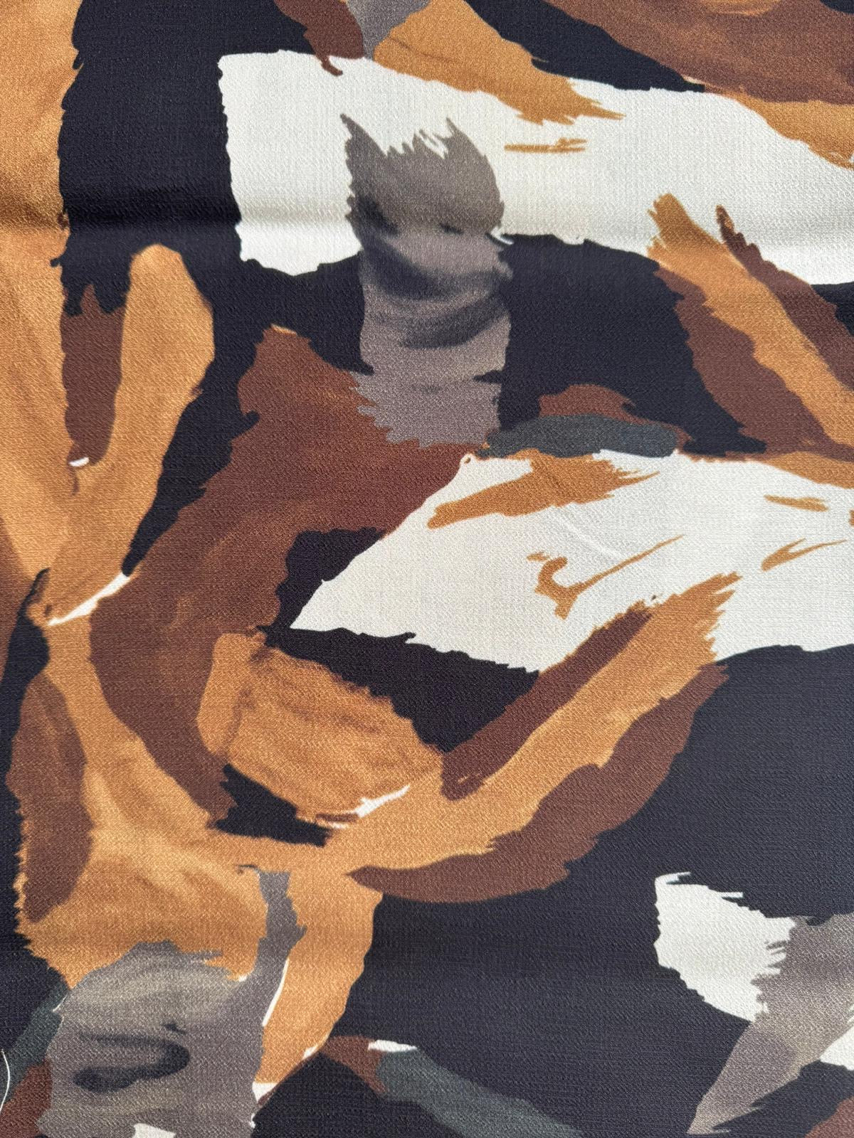 VALENCIA - Rayon et Nylon marron