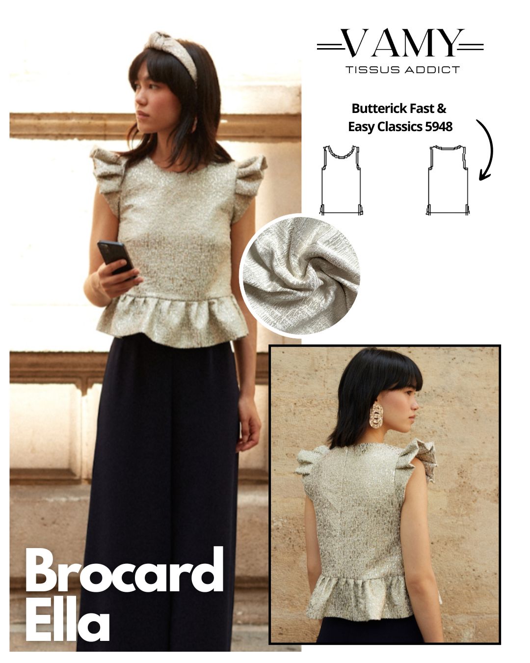 BROCARD GLORIA - ARGENTÉ