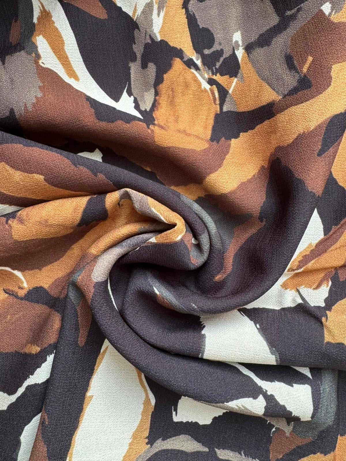 VALENCIA - Rayon et Nylon marron