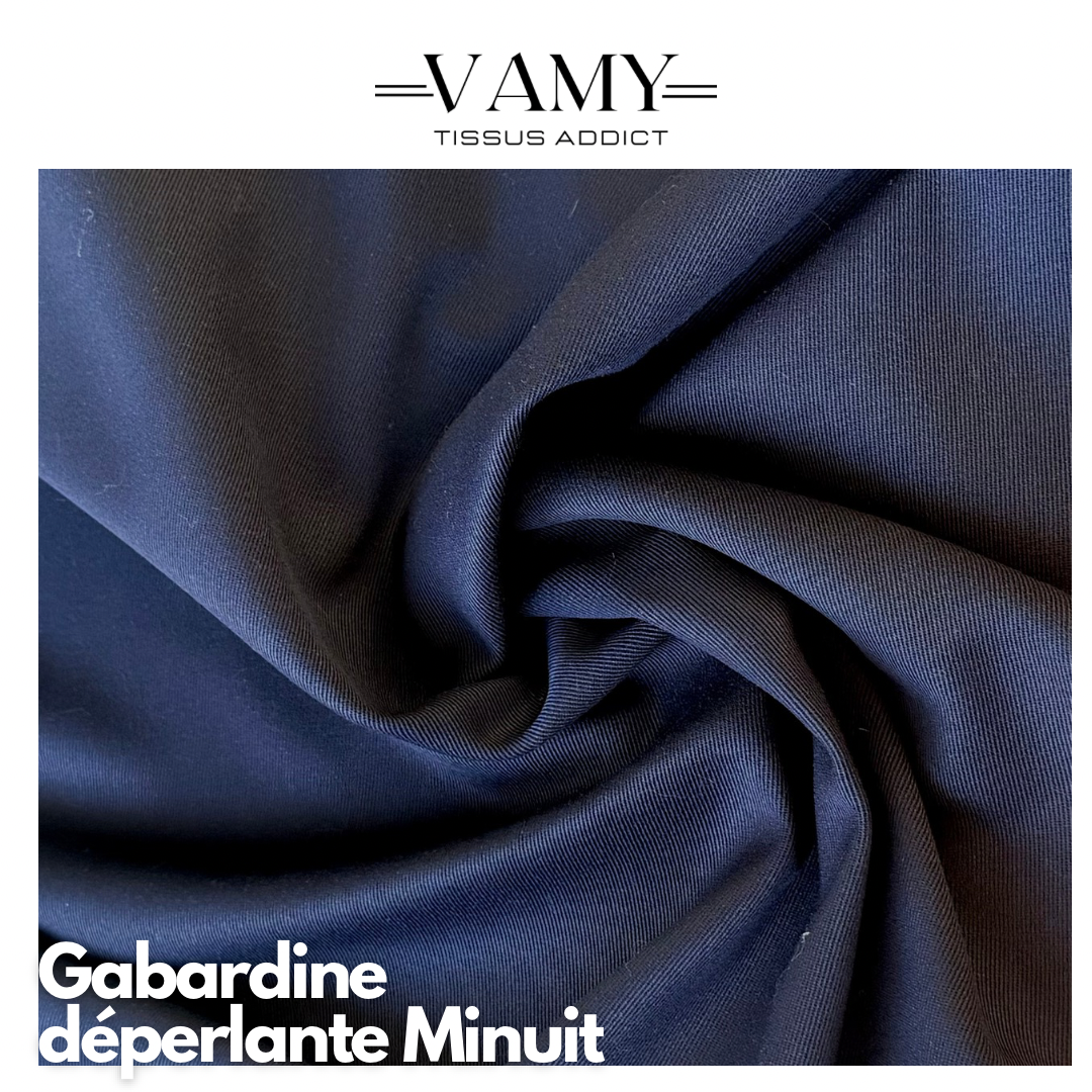 BLACK PARADISE PREMIUM-QUALITÄTSSTOFF – Gabardine
