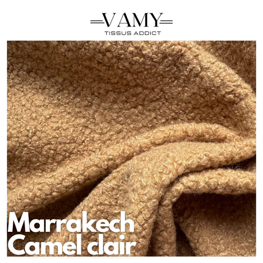 MARRAKECH - Lainage bouclette - camel clair