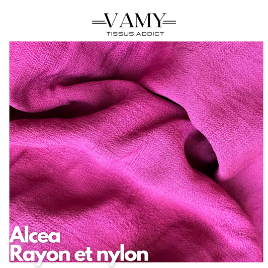 Alcea - Rayon et nylon - Rose fushia