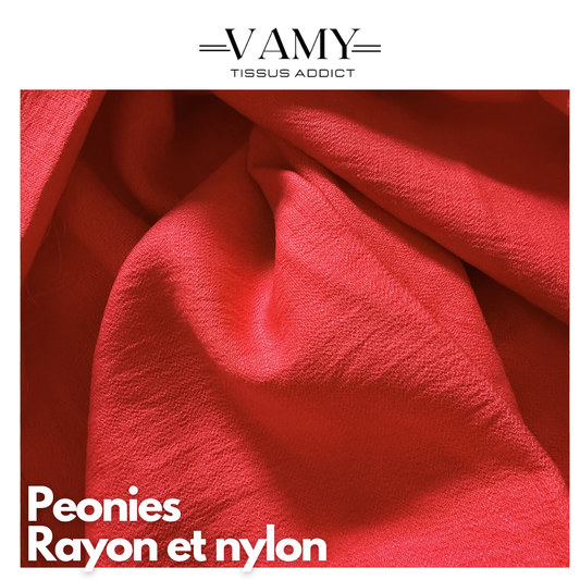 PEONIES - Rayon et nylon - orange
