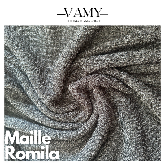 MAILLE ROMILA - Maille grise chinée