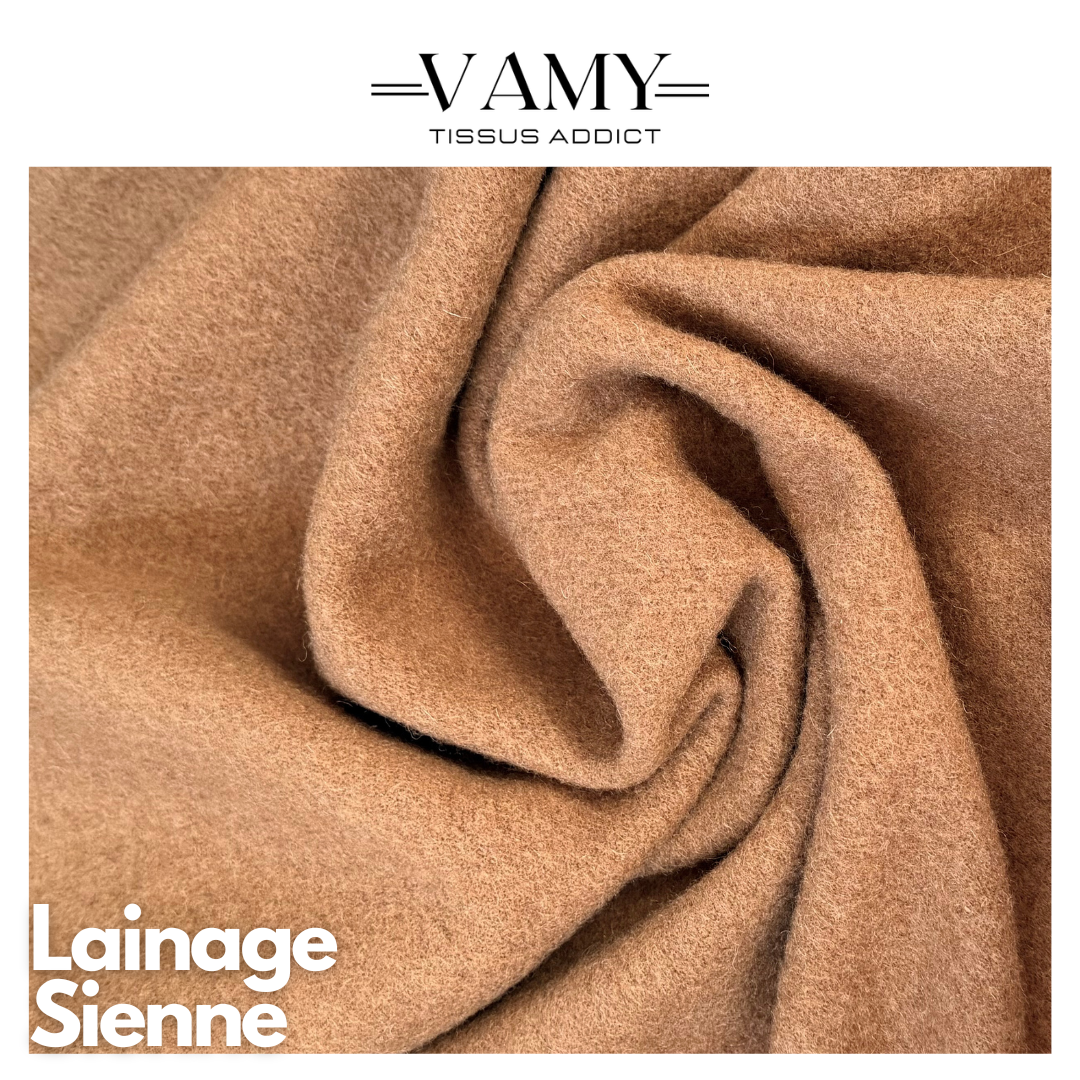 LAINAGE SIENNE – Camel - Premium - Fabriqué en Italie