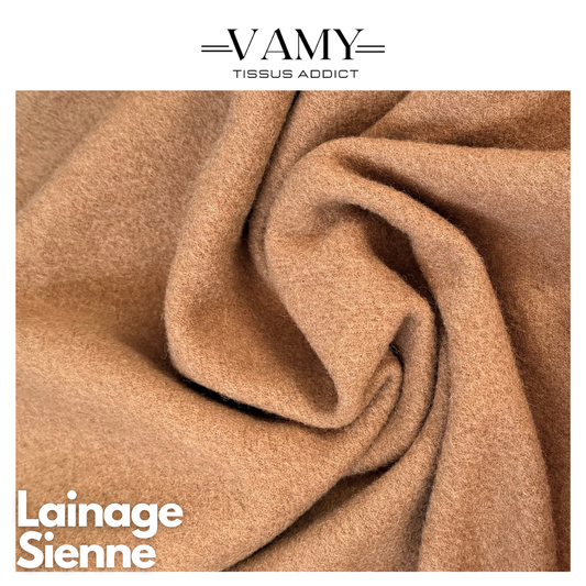 LAINAGE SIENNE – Camel - Premium - Fabriqué en Italie