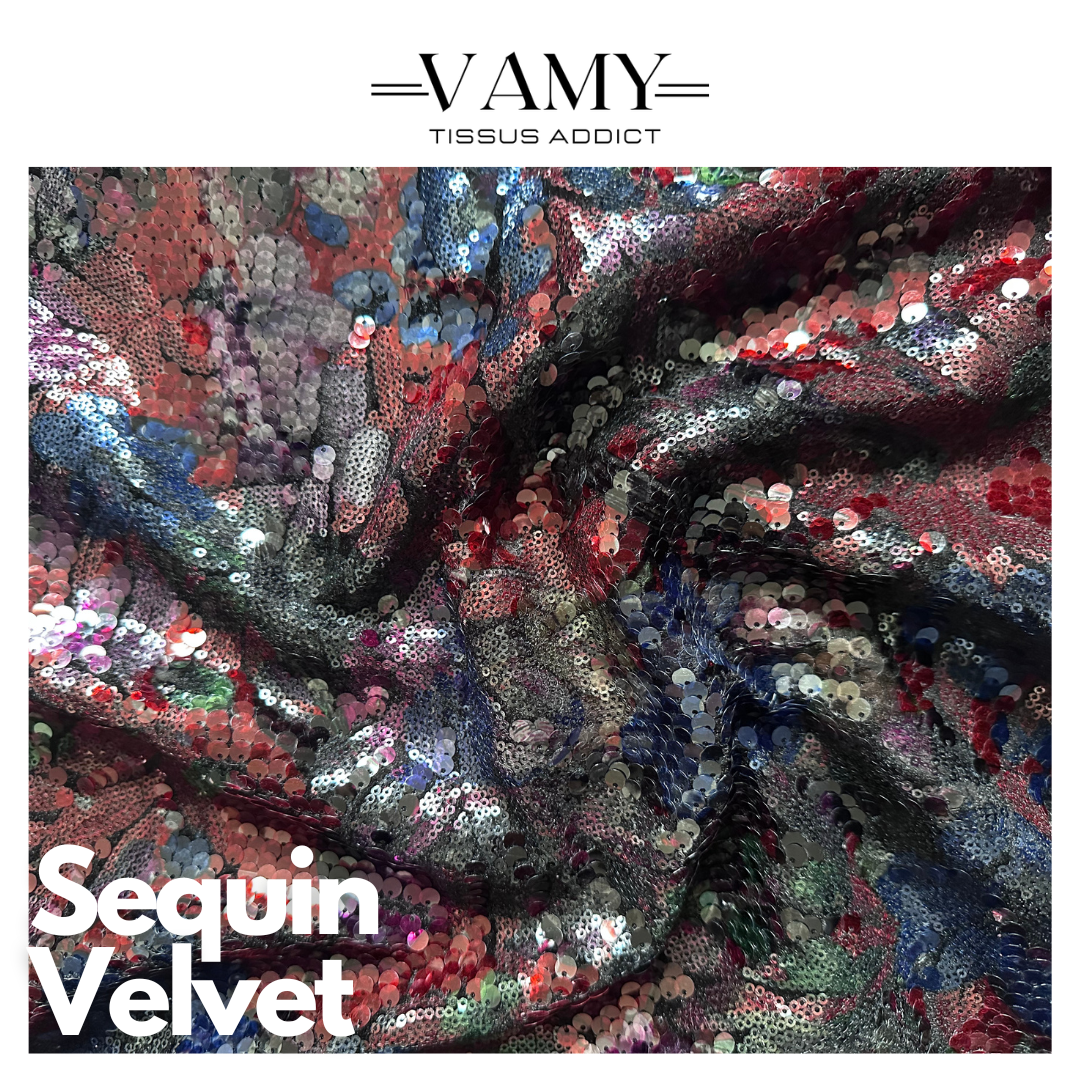 SEQUIN VELVET - Sequin multicolor